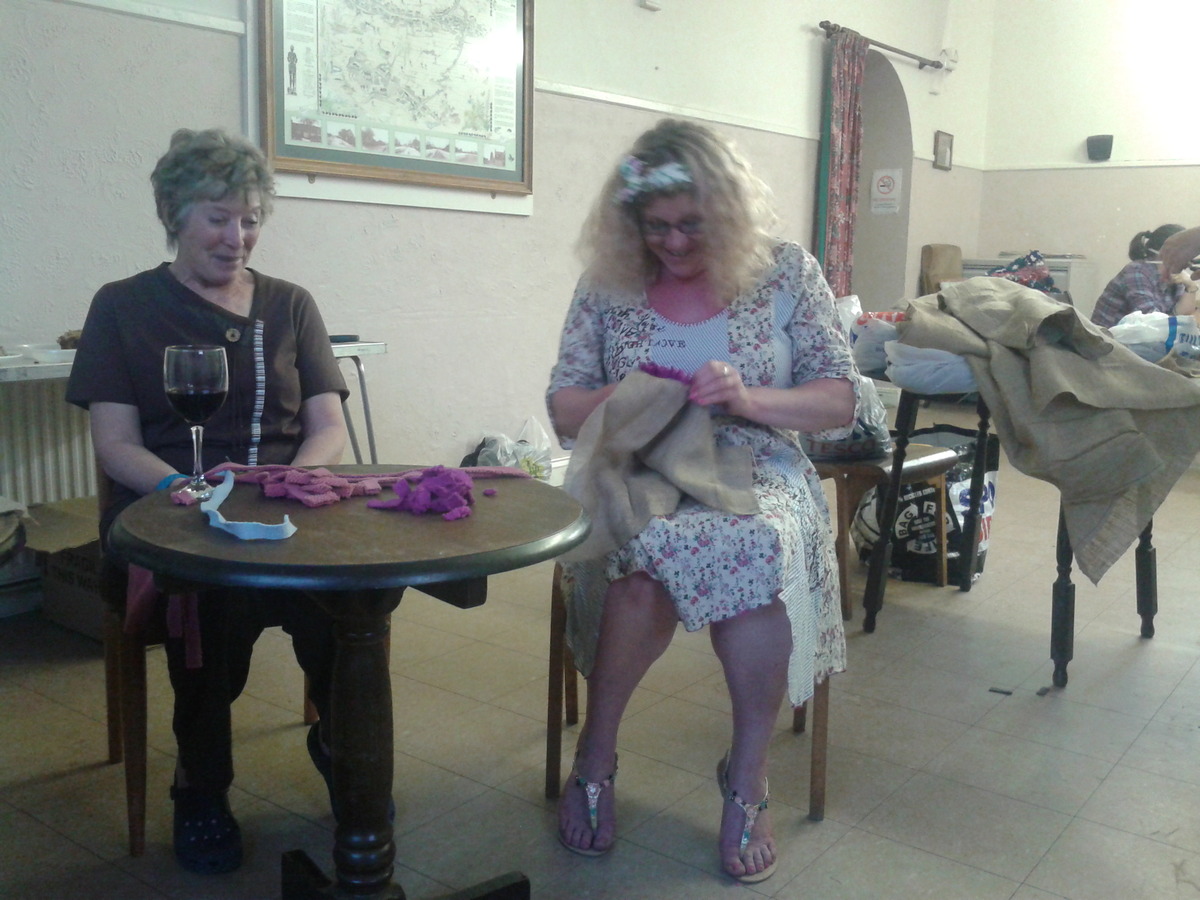 Never seen Simone so quiet!